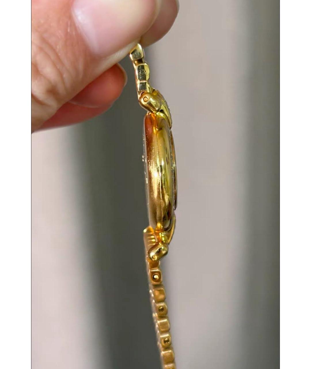 CARTIER Золотые серебряные часы, фото 5