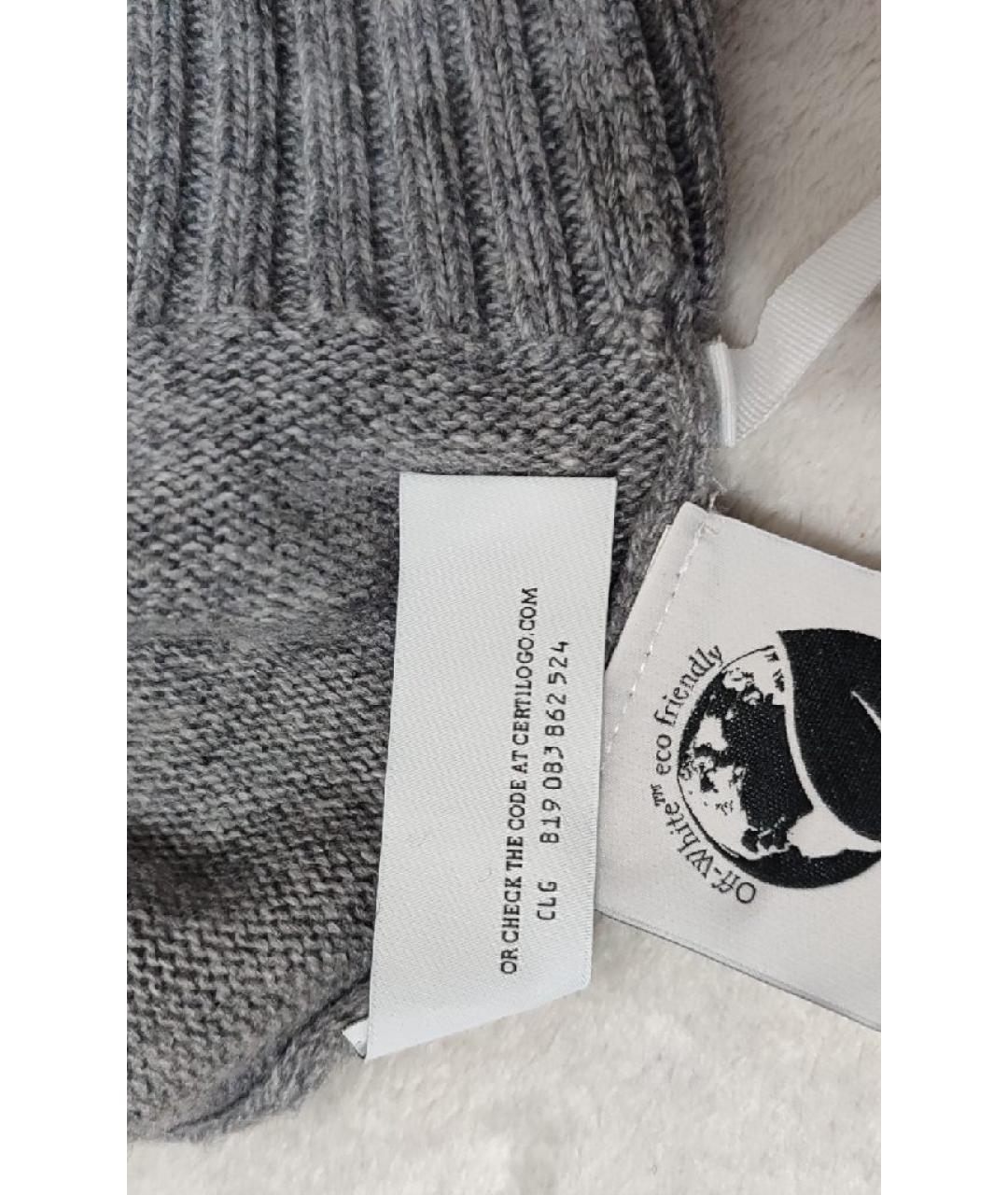 OFF-WHITE Серый вискозный джемпер / свитер, фото 6