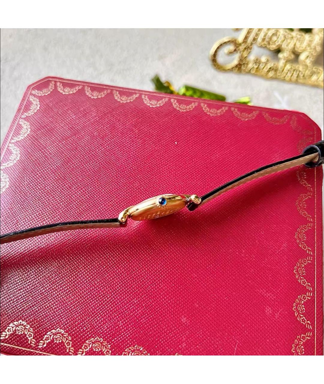 CARTIER Золотые серебряные часы, фото 5