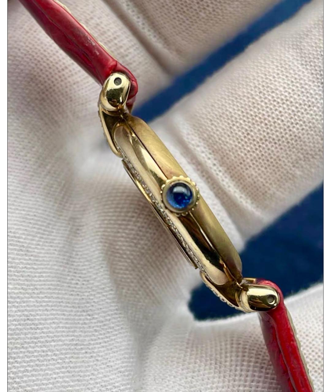 CARTIER Золотые серебряные часы, фото 4