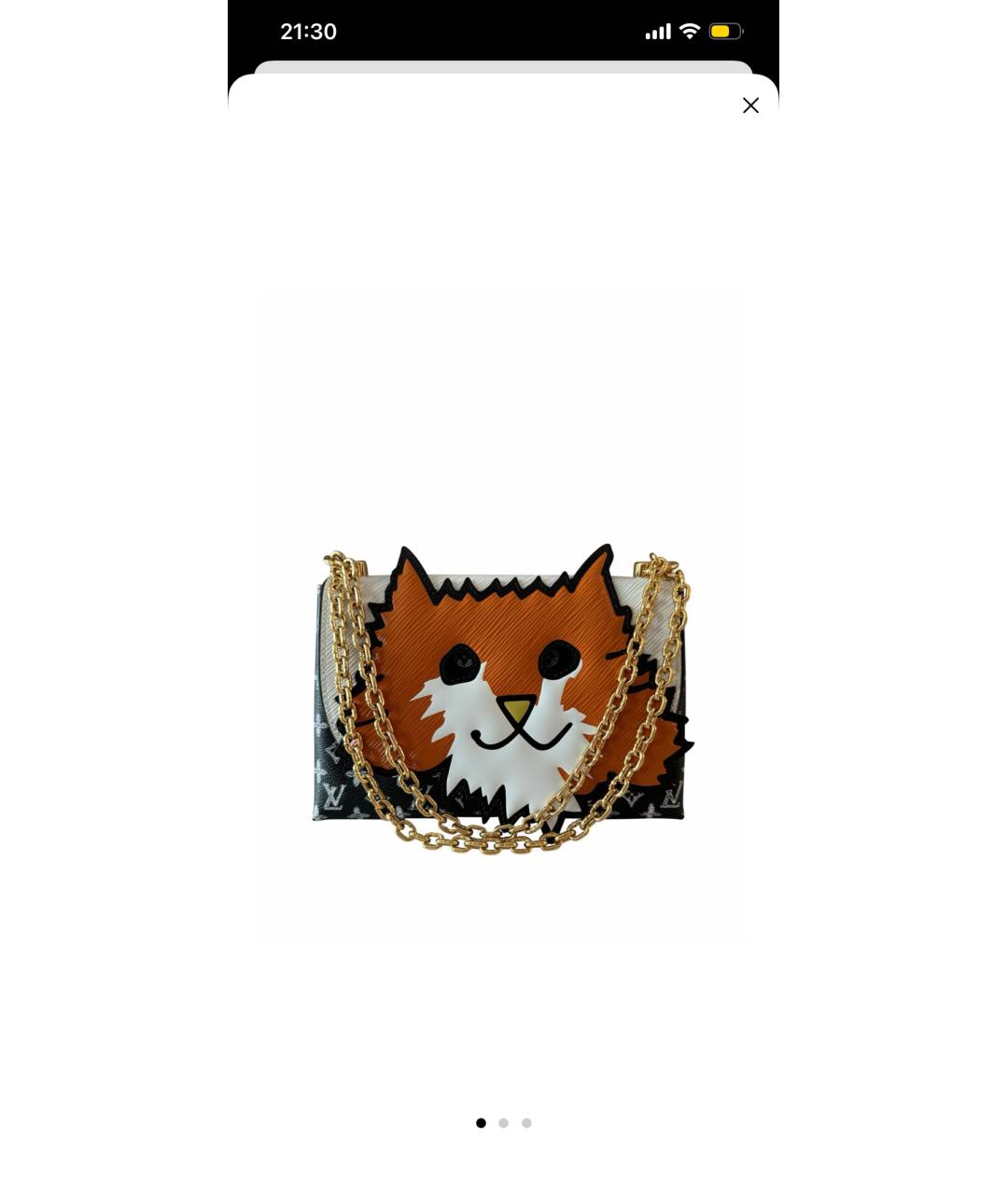 LOUIS VUITTON Кожаная сумка с короткими ручками, фото 9