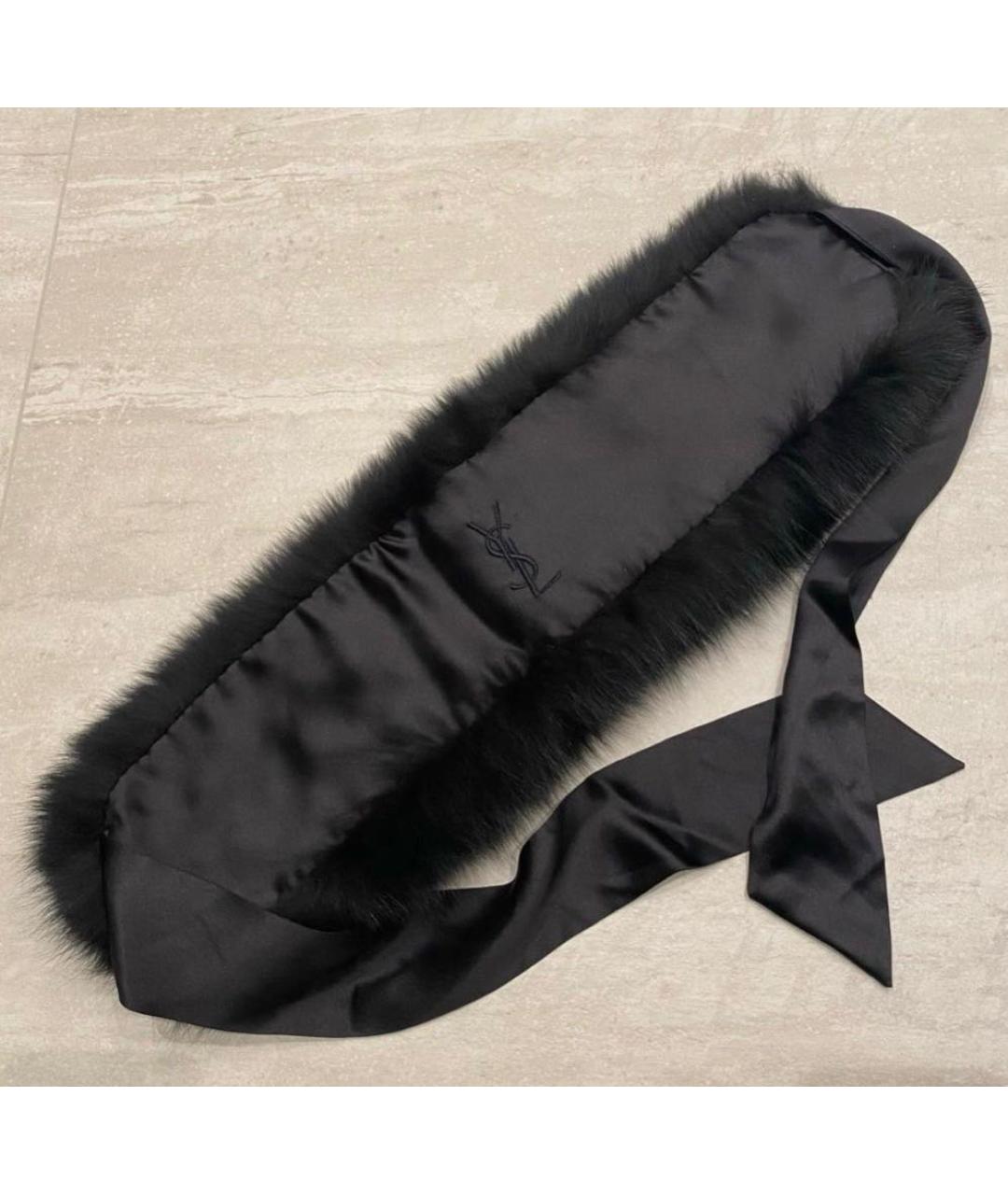 SAINT LAURENT Черный воротник, фото 3