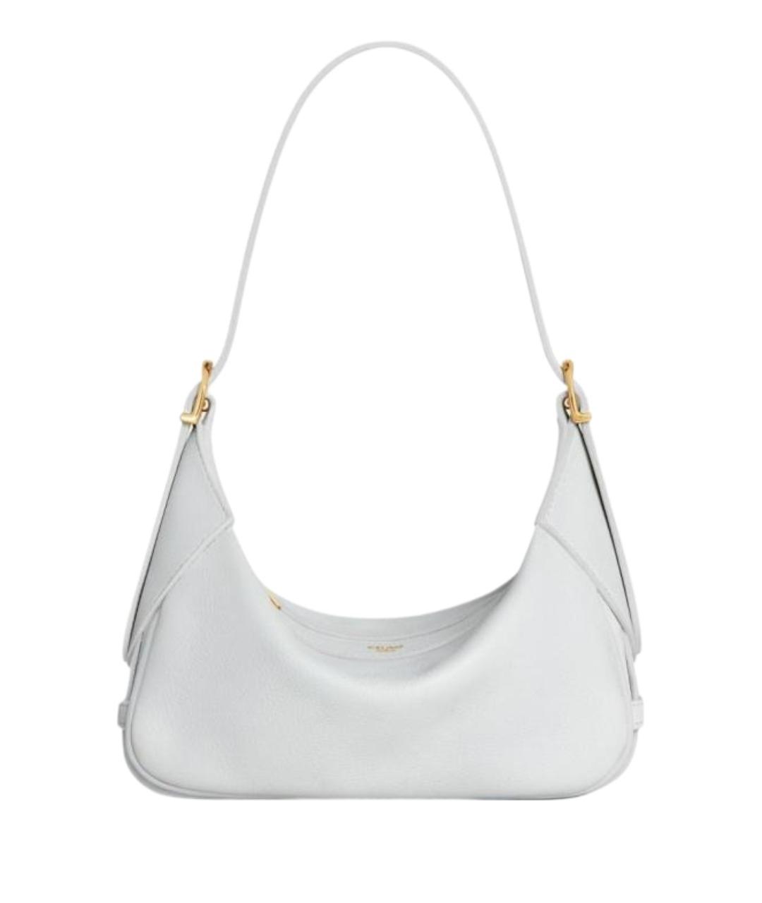 CELINE Белая кожаная сумка через плечо, фото 1