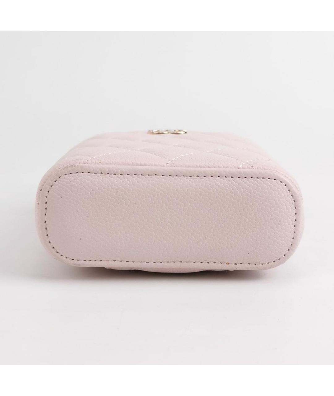 CHANEL Розовая кожаная сумка через плечо, фото 5