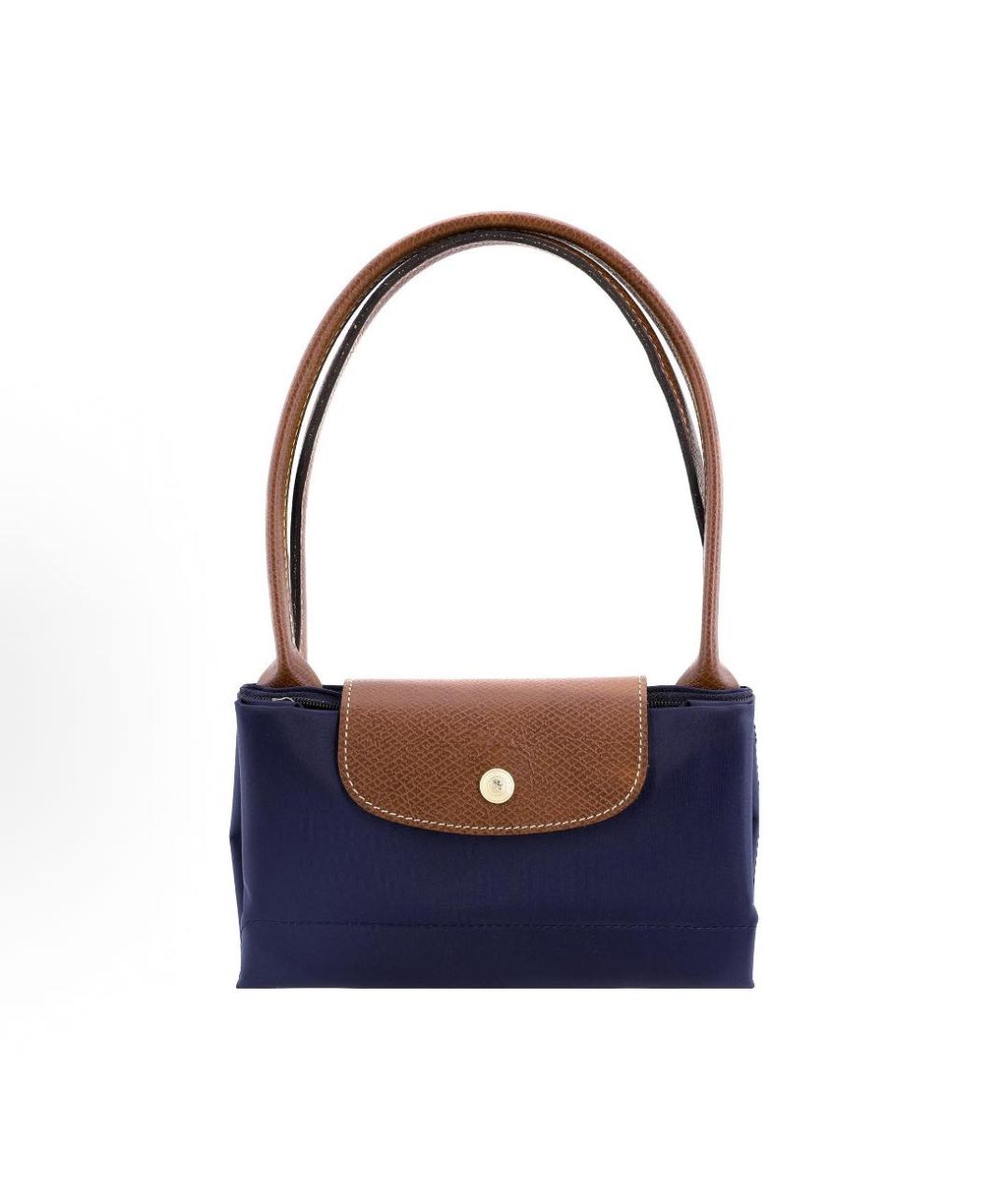 LONGCHAMP Темно-синяя тканевая сумка тоут, фото 2