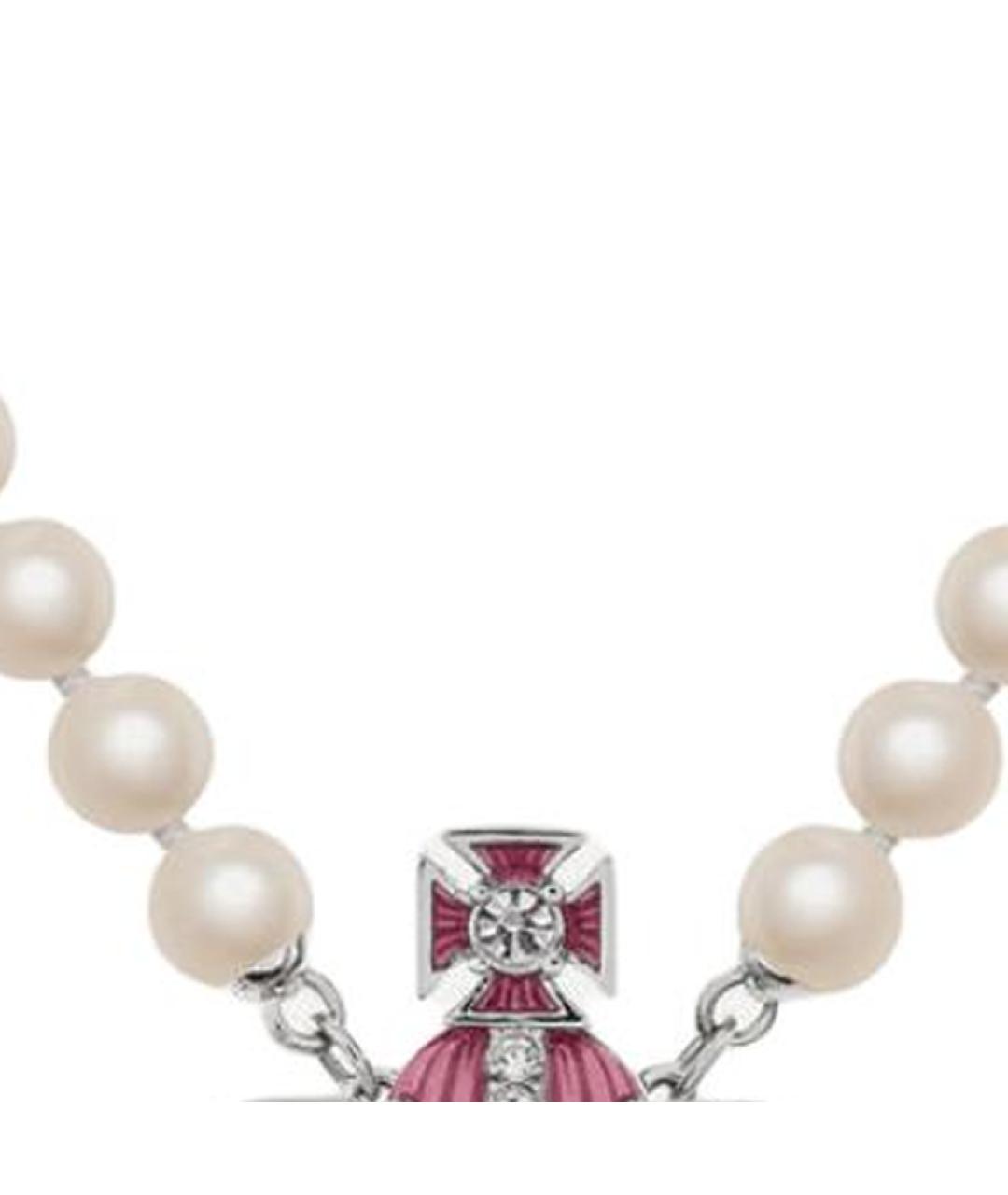 VIVIENNE WESTWOOD Белая жемчужная подвеска, фото 3