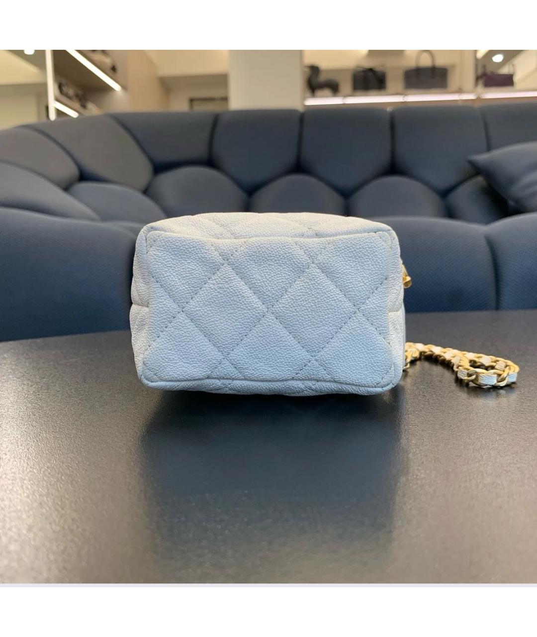 CHANEL Белая кожаная сумка через плечо, фото 6