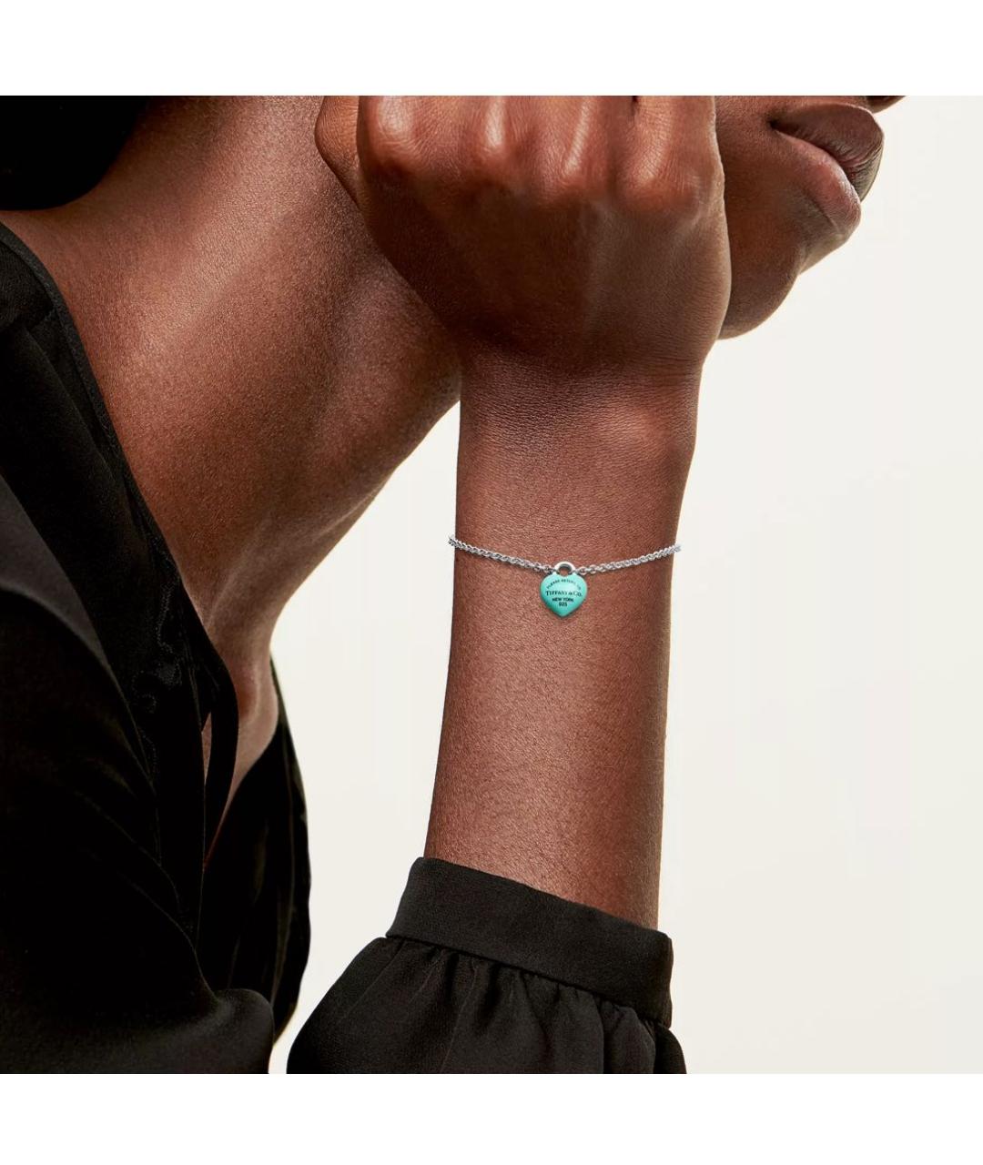 TIFFANY&CO Серебрянный серебряный браслет, фото 2