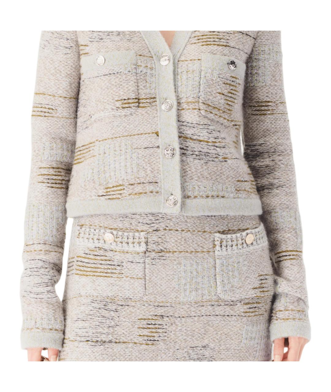 CHANEL Серый кардиган, фото 4