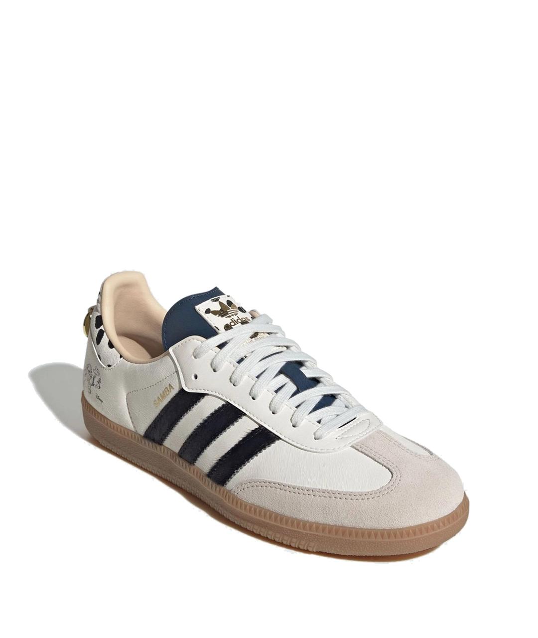 ADIDAS Белые кожаные кроссовки, фото 2