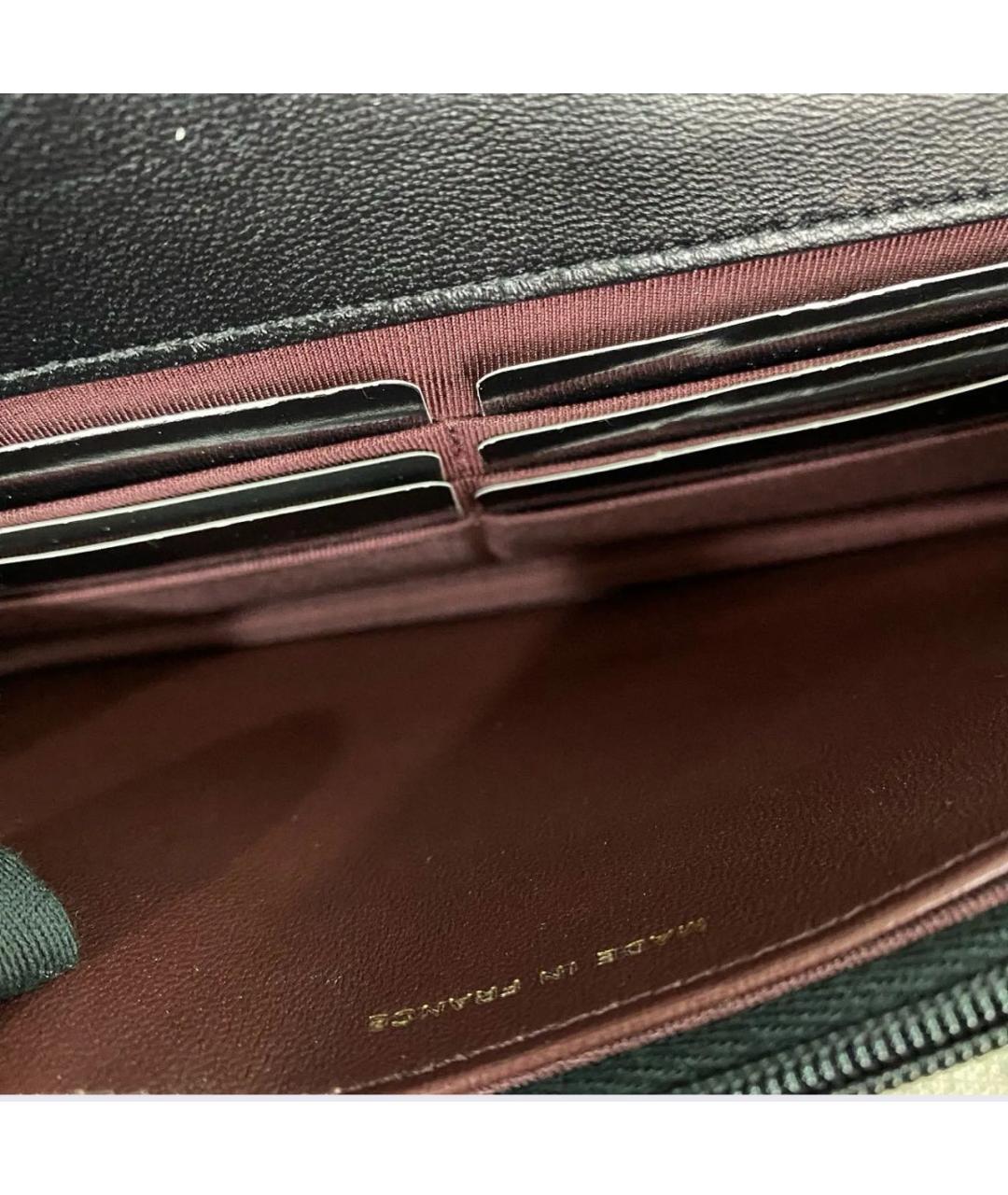 CHANEL Черная кожаная сумка через плечо, фото 5