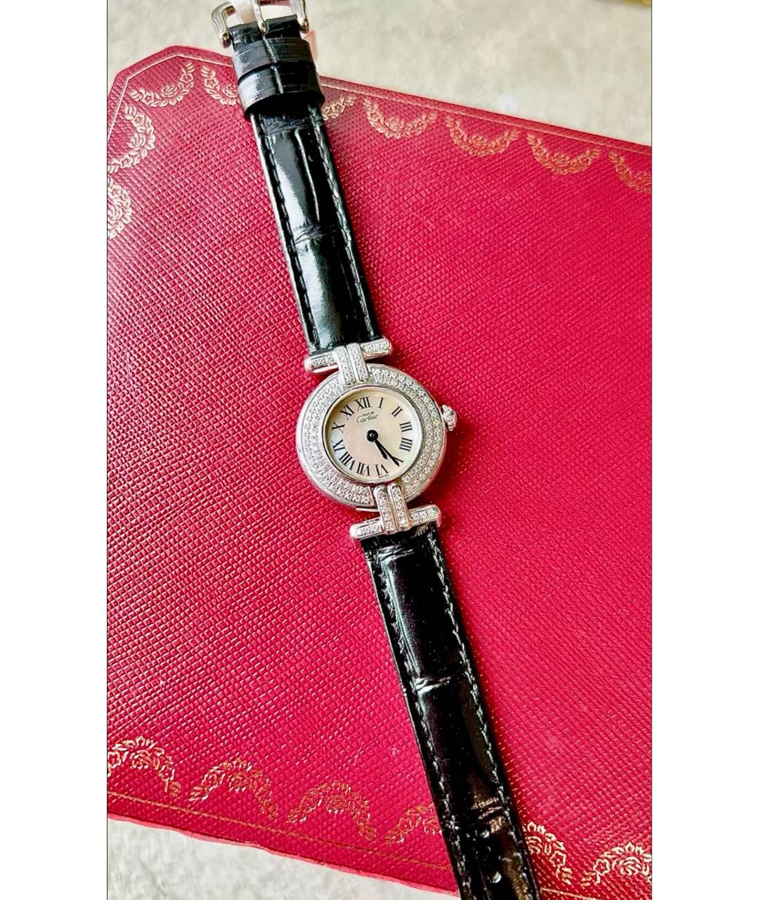 CARTIER Серебряные серебряные часы, фото 6