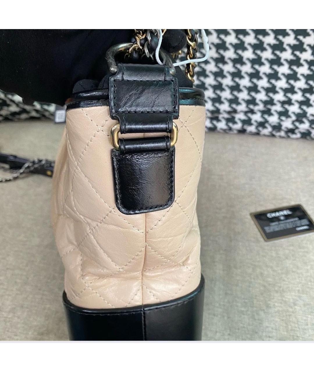 CHANEL Черная кожаная сумка тоут, фото 6