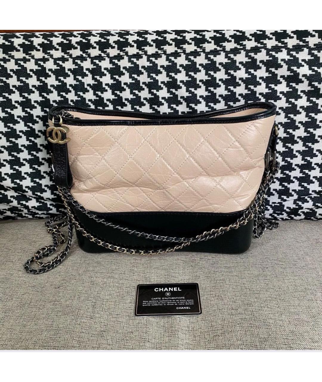 CHANEL Черная кожаная сумка тоут, фото 2