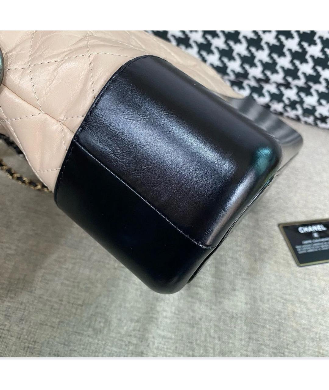 CHANEL Черная кожаная сумка тоут, фото 8