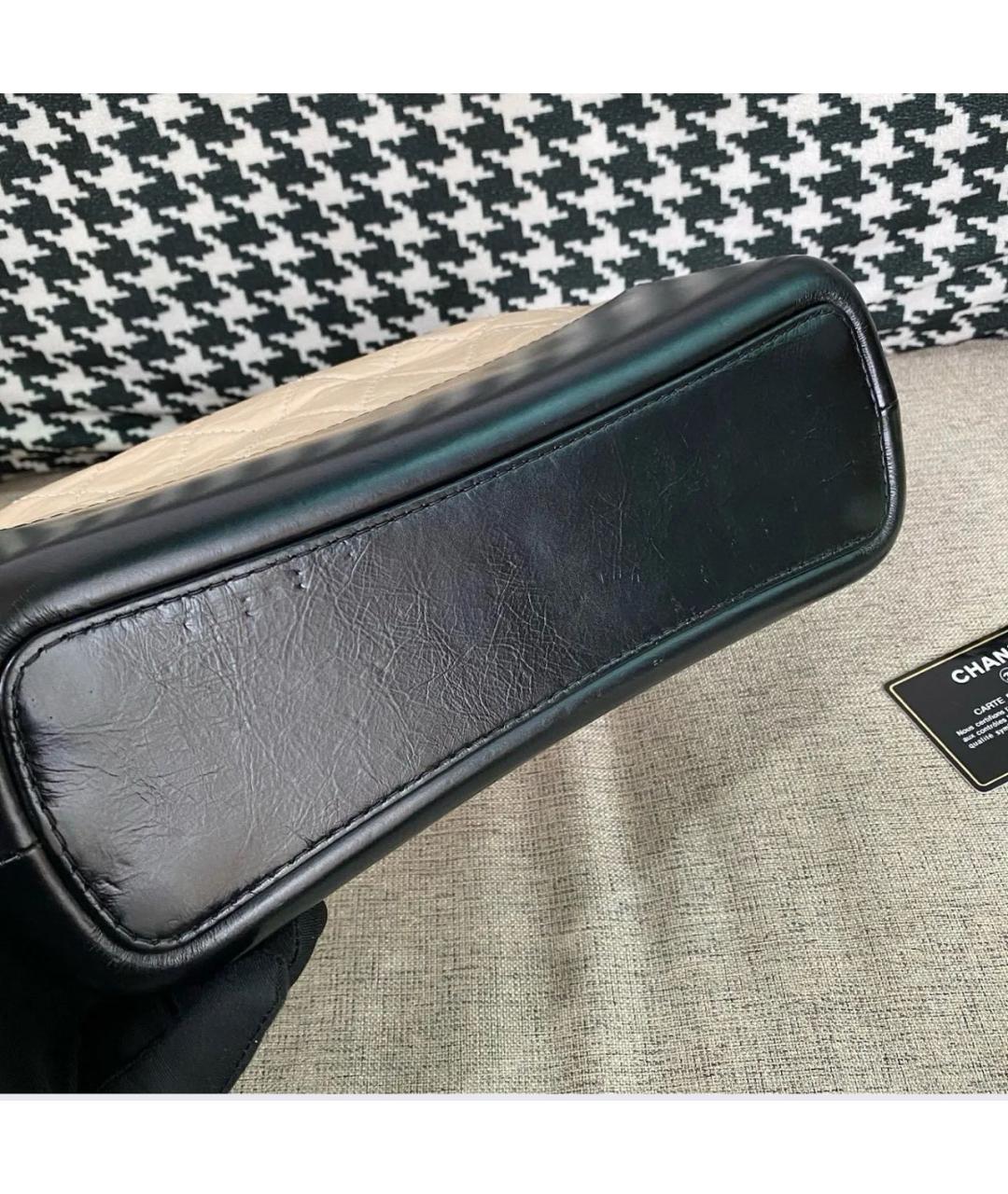 CHANEL Черная кожаная сумка тоут, фото 3