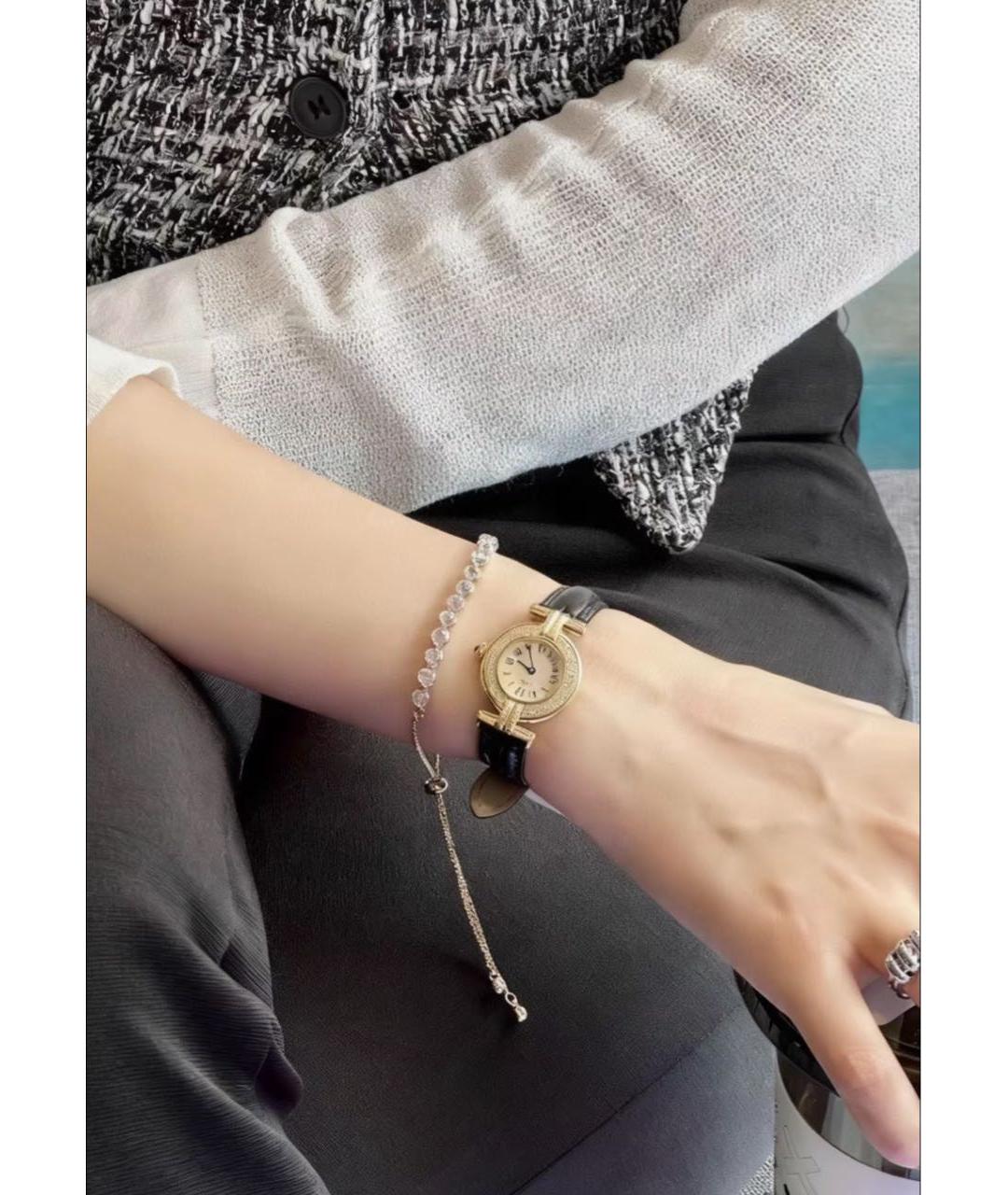 CARTIER Золотые серебряные часы, фото 4