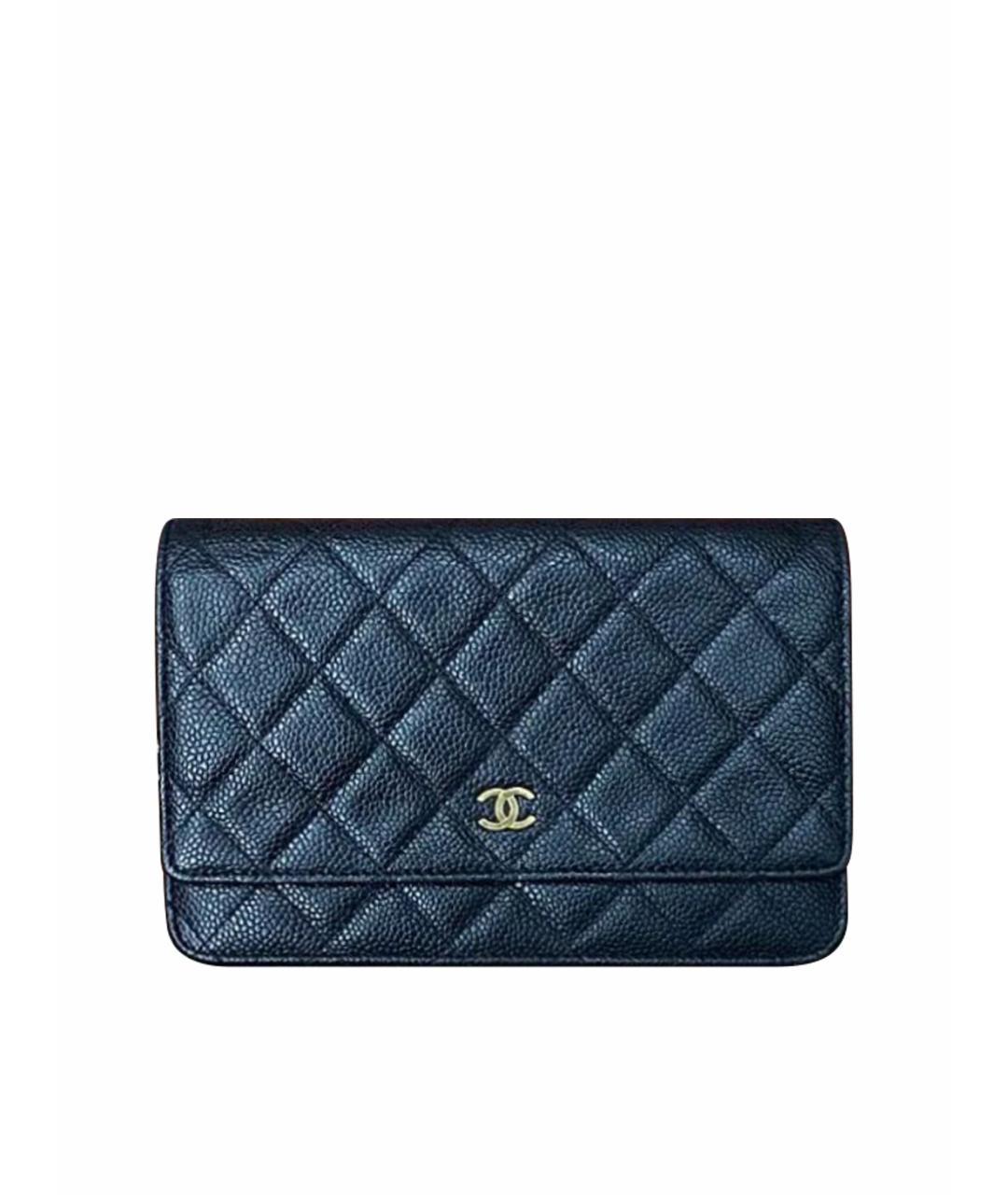 CHANEL Черная кожаная сумка через плечо, фото 1