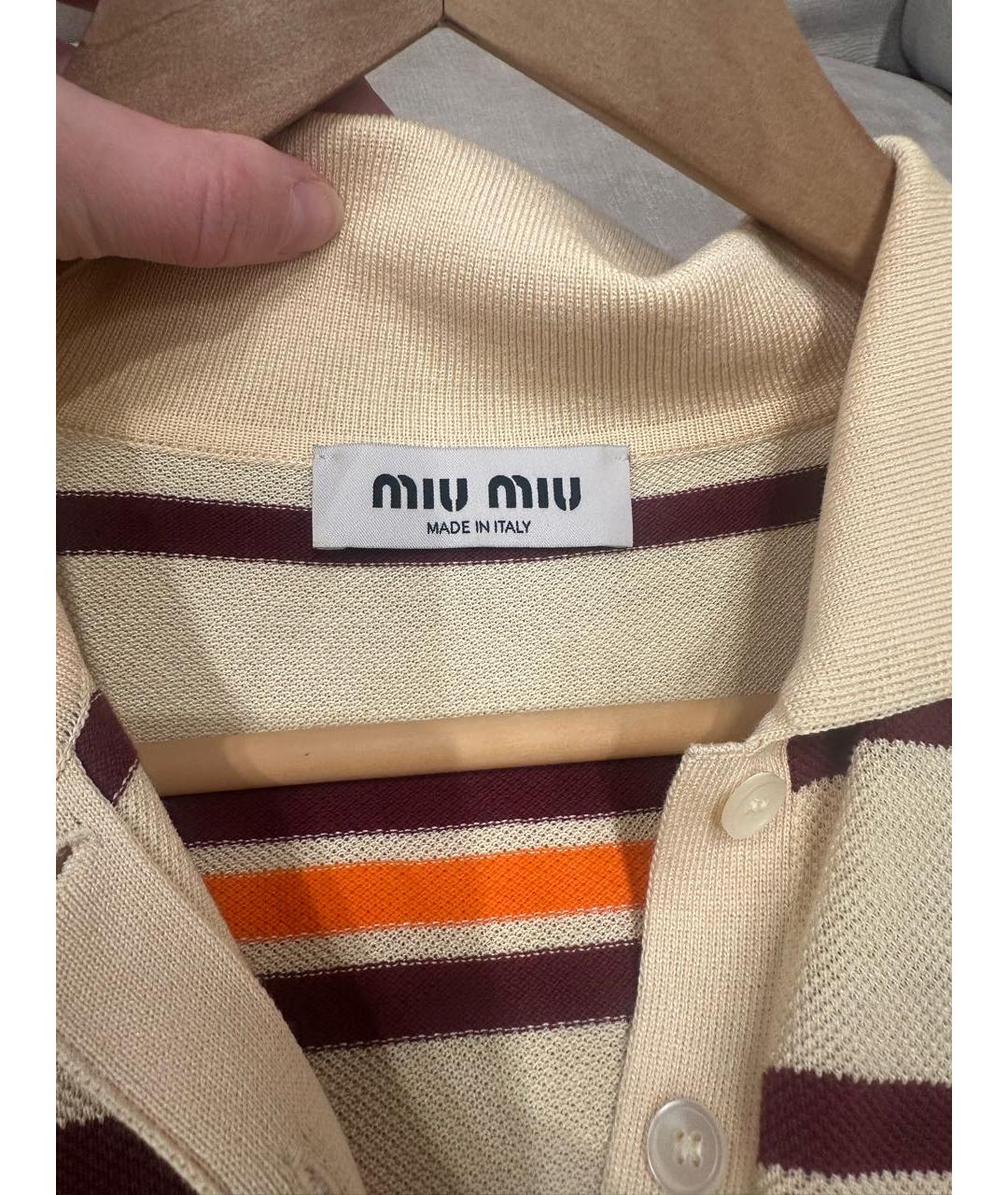 MIU MIU Мульти футболка, фото 3