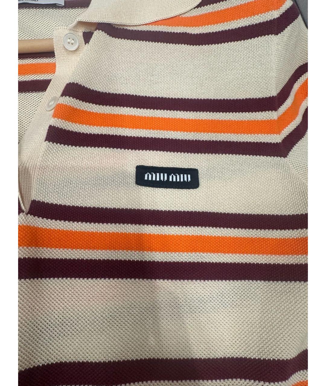 MIU MIU Мульти футболка, фото 6