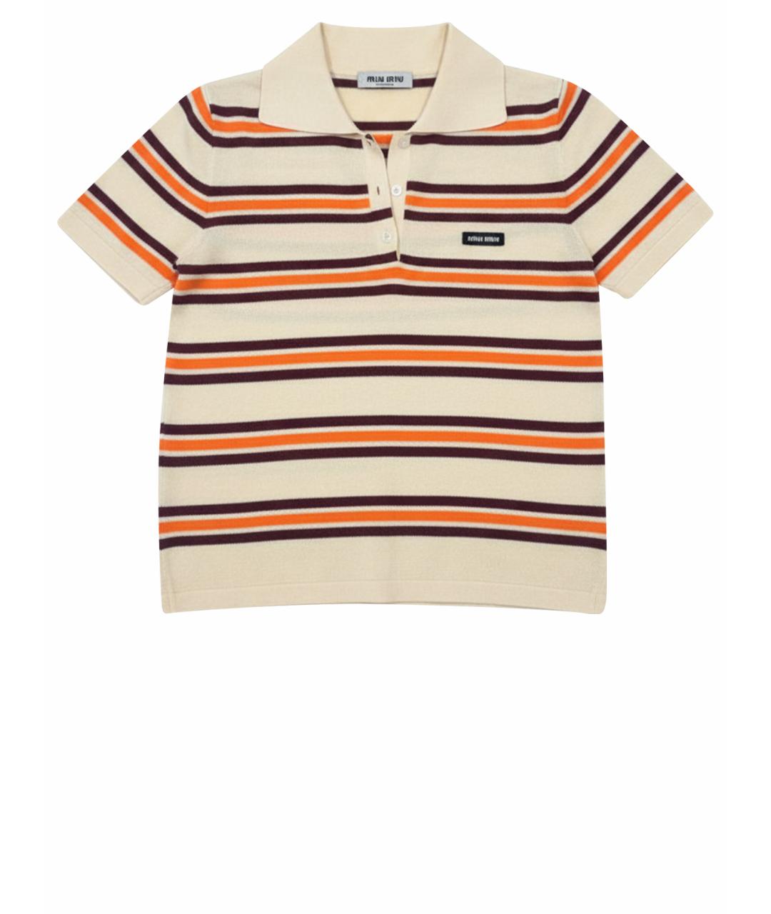 MIU MIU Мульти футболка, фото 1