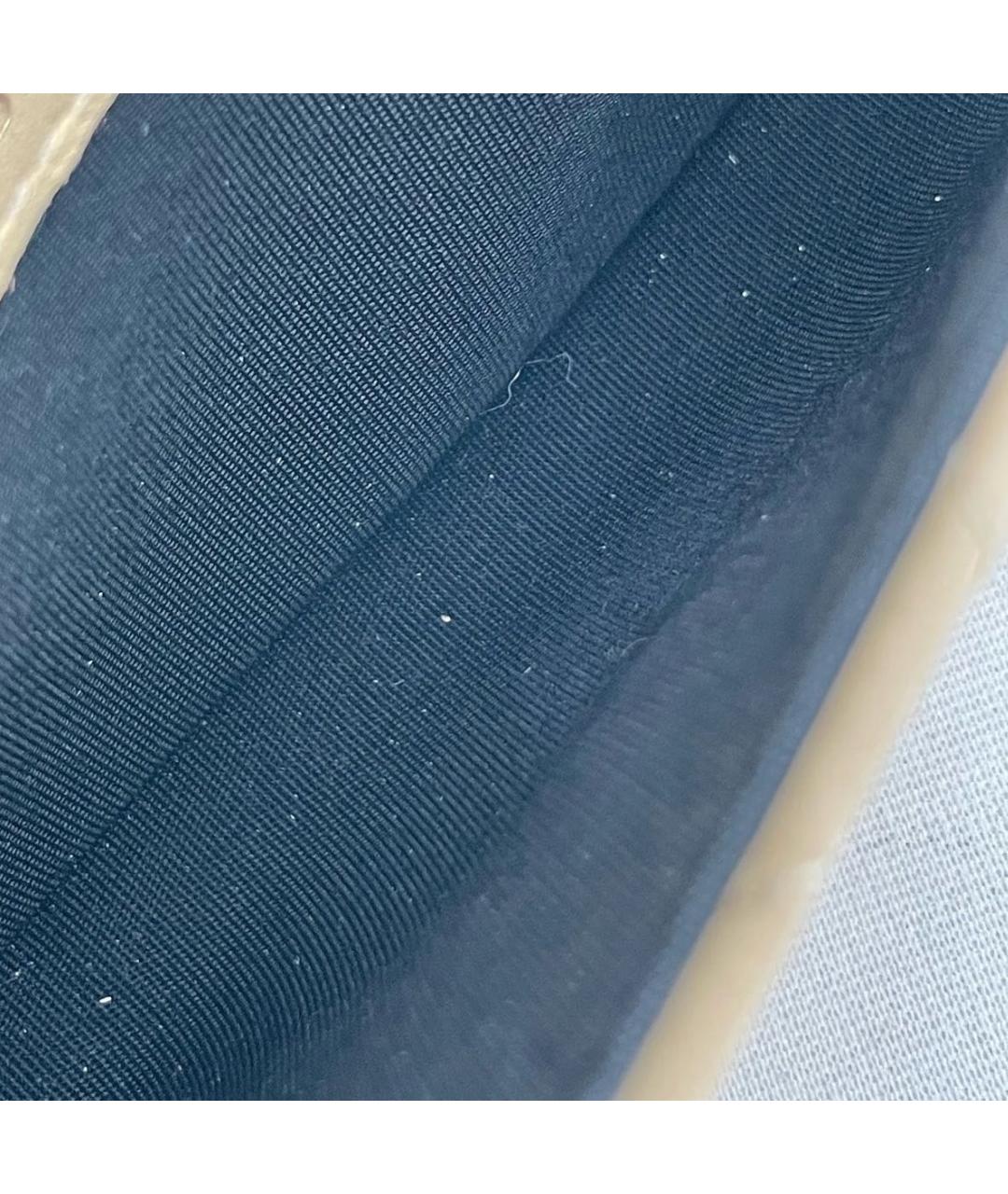 CHANEL Бежевая кожаная сумка через плечо, фото 5