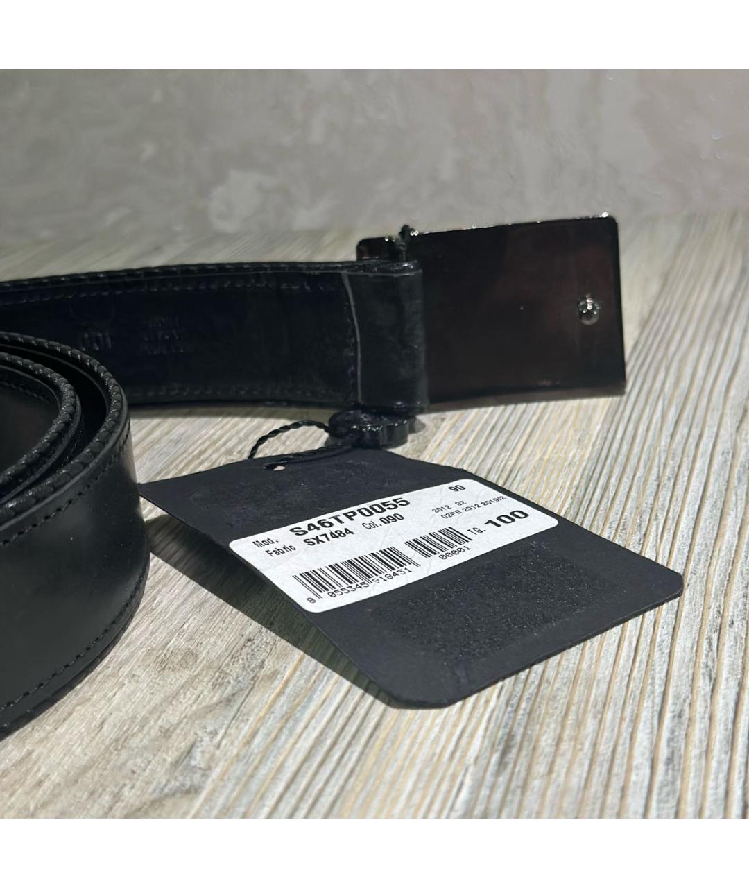 VIKTOR & ROLF Черный кожаный ремень, фото 2