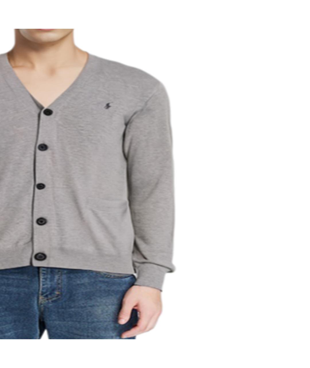 POLO RALPH LAUREN Серый кардиган, фото 3