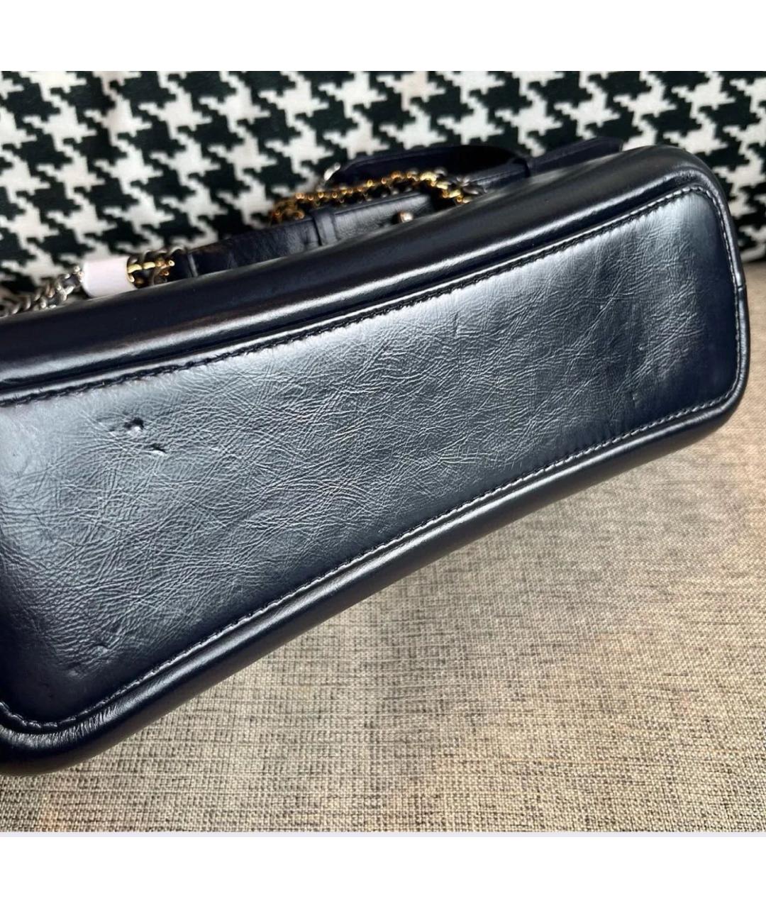 CHANEL Черная кожаная сумка тоут, фото 4