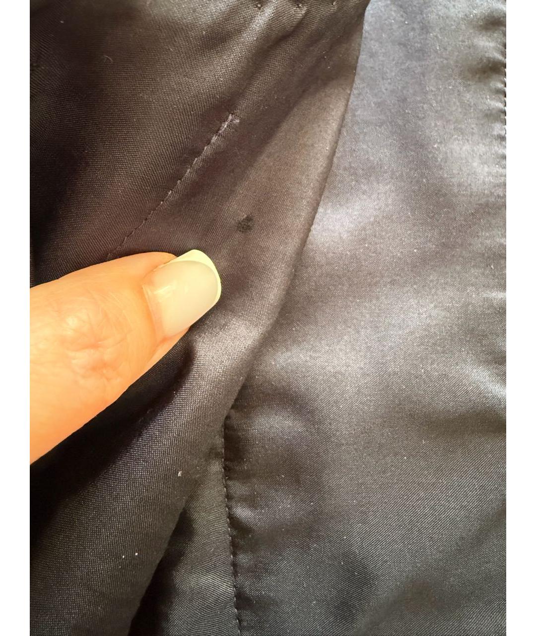 CHANEL Темно-синий шерстяной жакет/пиджак, фото 7