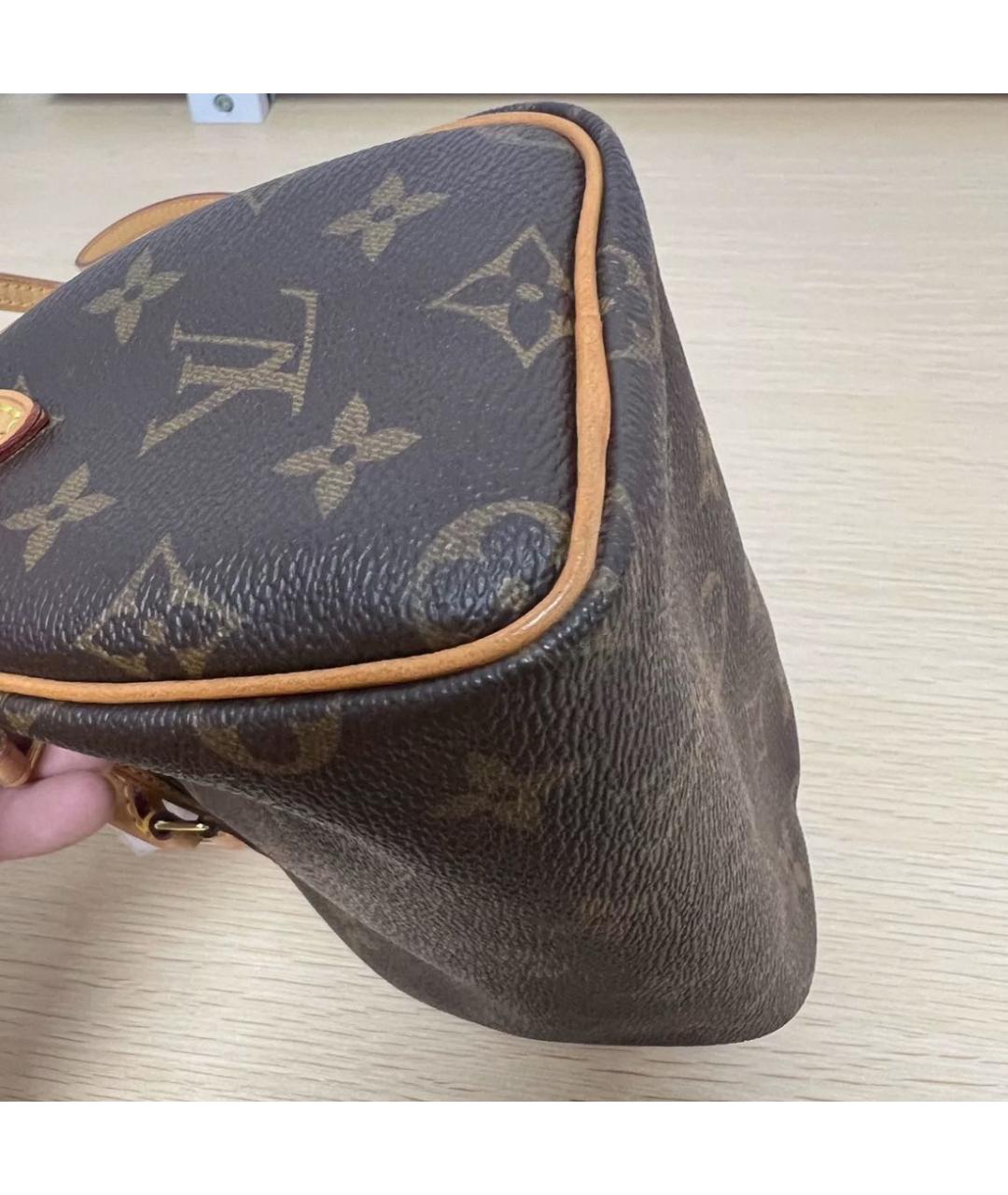 LOUIS VUITTON Коричневая сумка с короткими ручками, фото 8