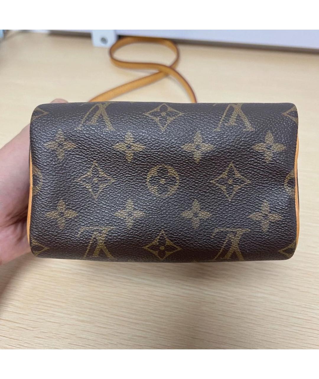 LOUIS VUITTON Коричневая сумка с короткими ручками, фото 6