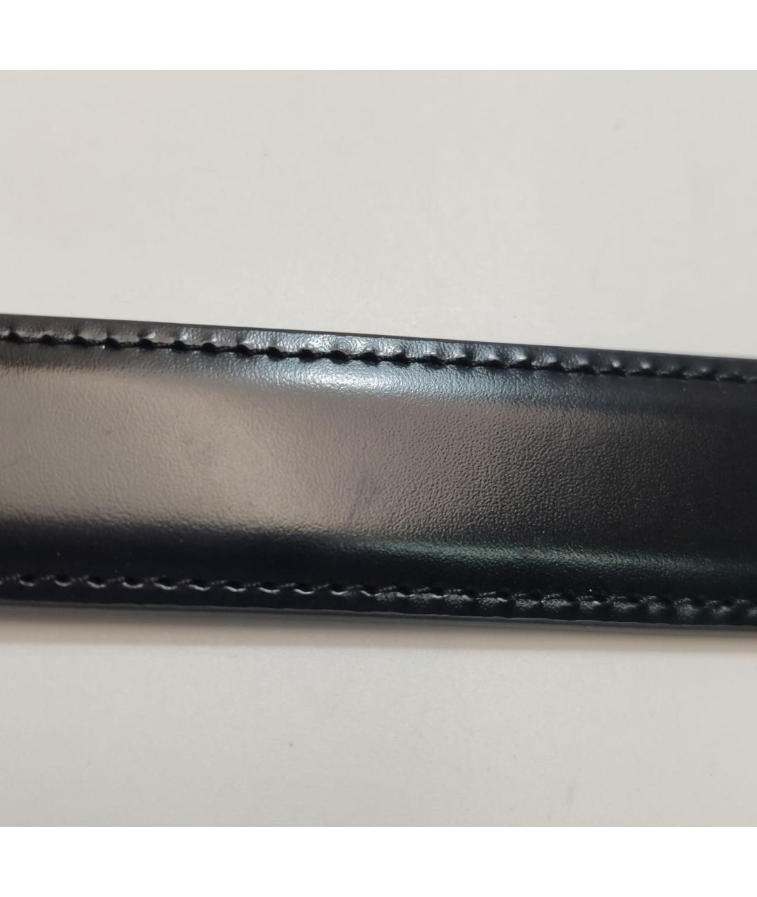 CELINE Черный кожаный ремень, фото 5