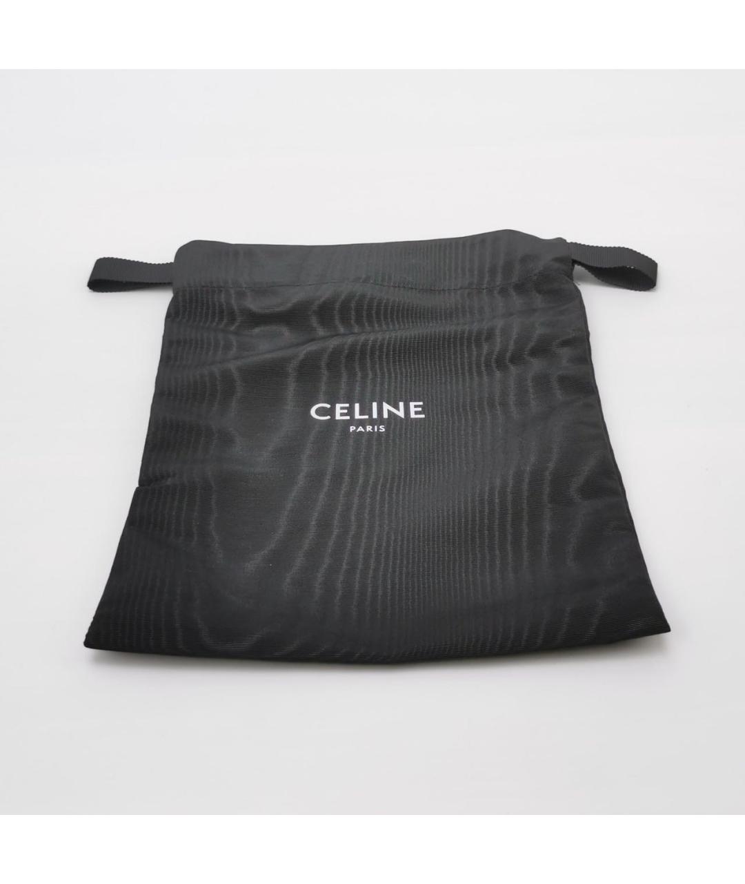 CELINE Черный кожаный ремень, фото 6