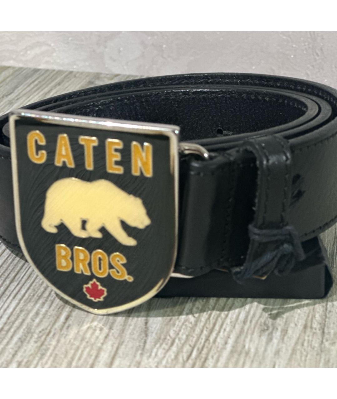 DSQUARED2 Черный кожаный ремень, фото 4