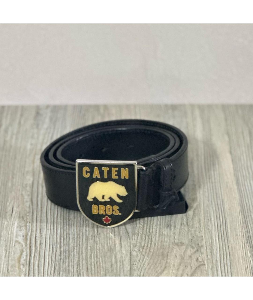 DSQUARED2 Черный кожаный ремень, фото 6