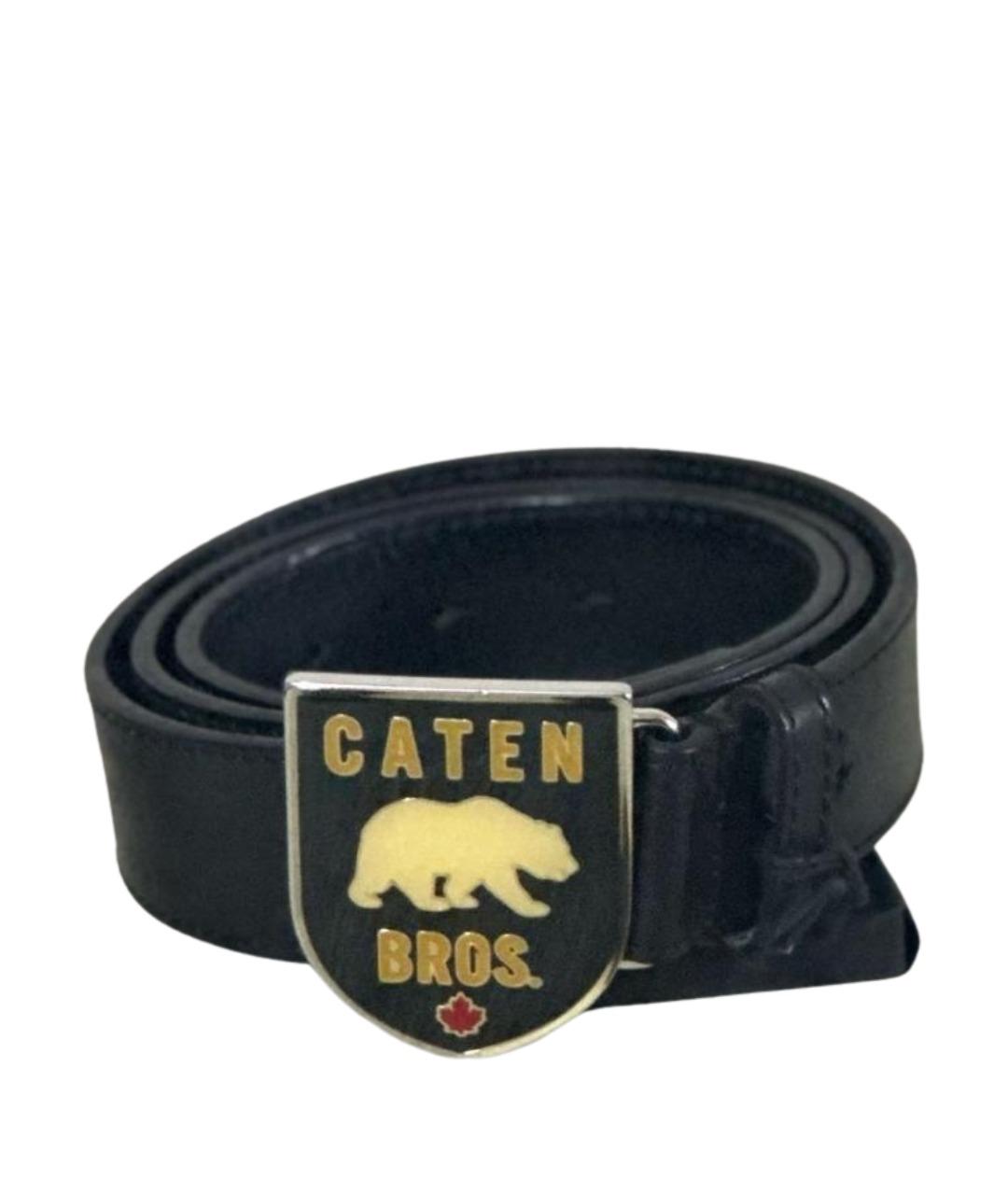 DSQUARED2 Черный кожаный ремень, фото 1