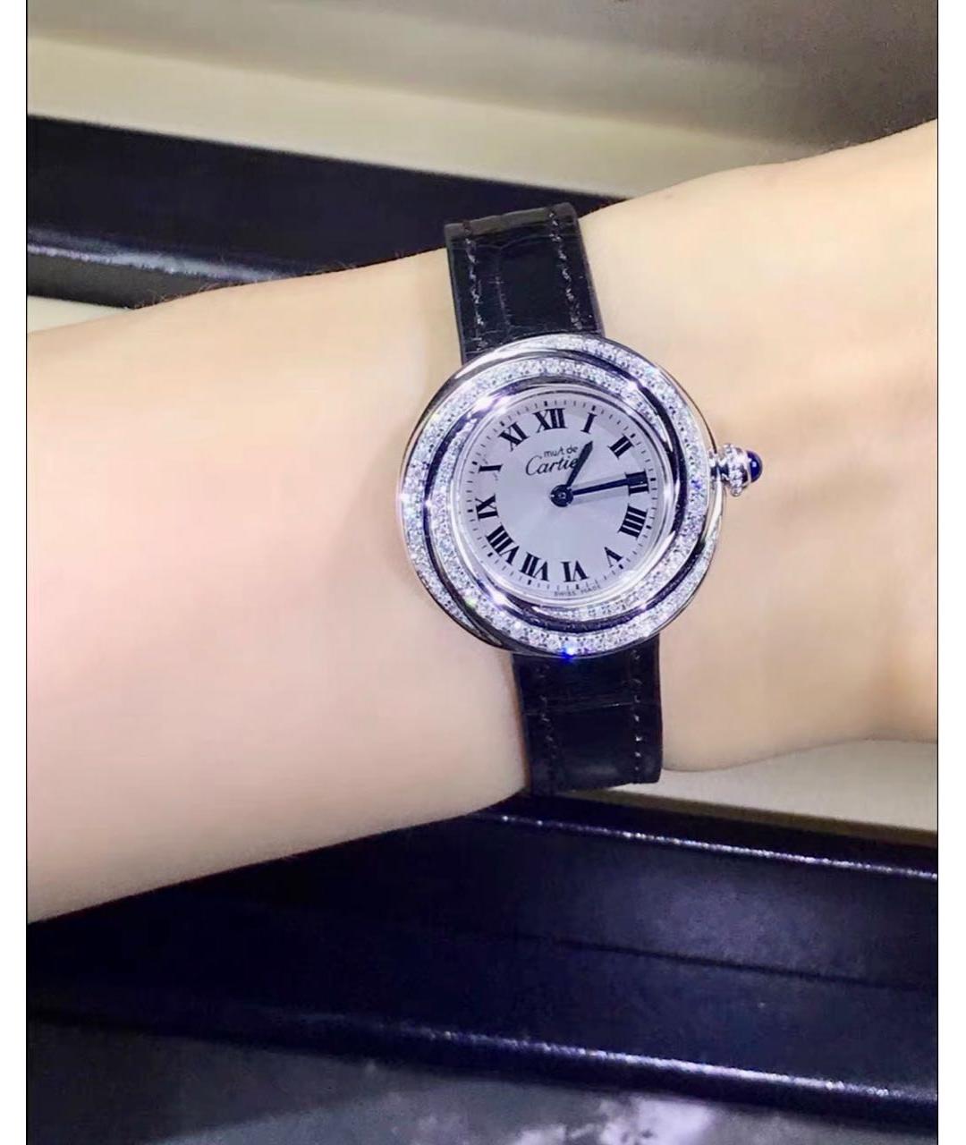 CARTIER Серебряные серебряные часы, фото 7