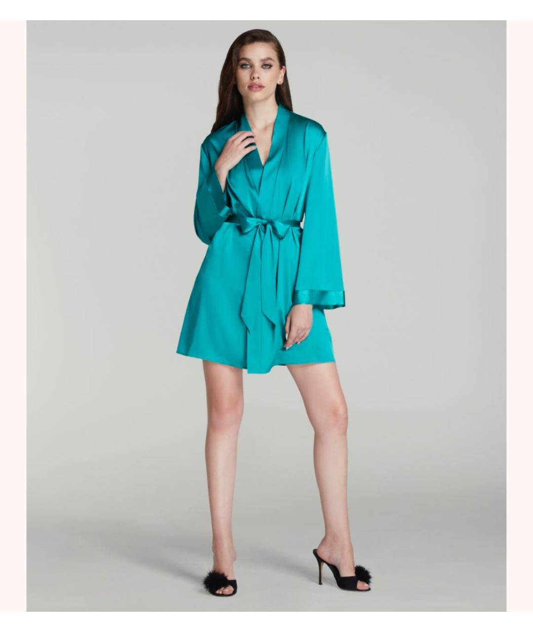 AGENT PROVOCATEUR Бирюзовый халаты, фото 4
