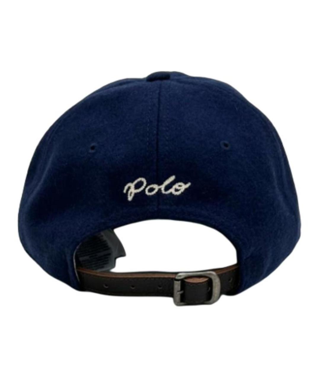 POLO RALPH LAUREN Синяя хлопковая кепка/бейсболка, фото 3