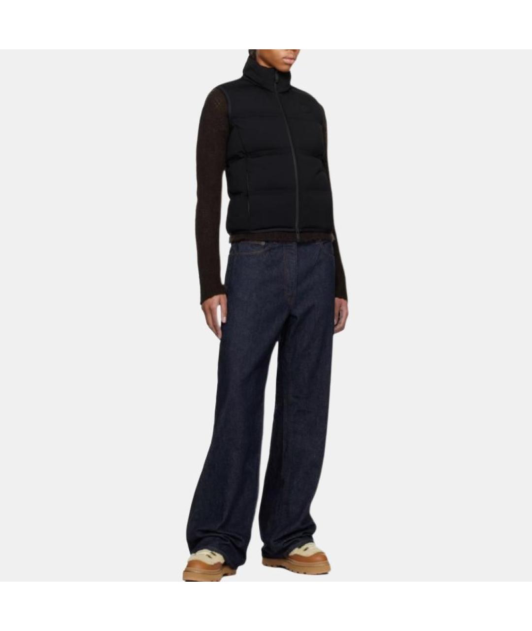 MONCLER Черный пуховик, фото 4