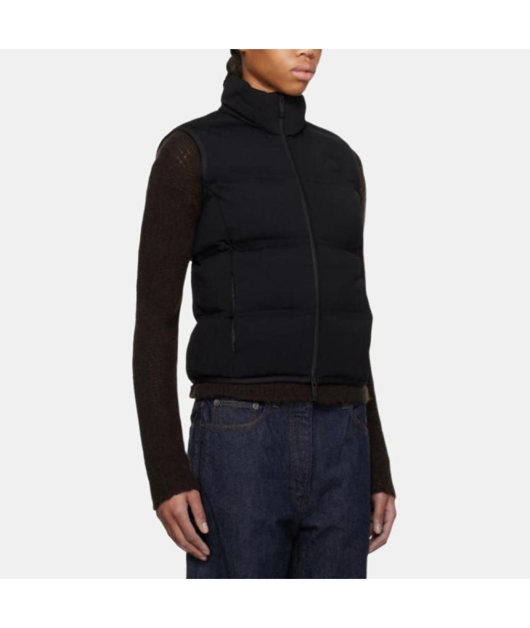 MONCLER Черный пуховик, фото 3