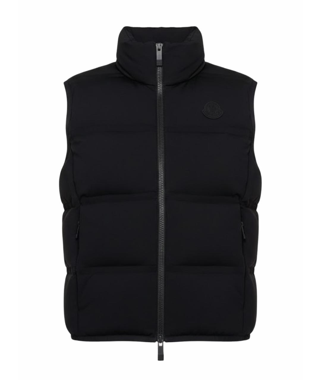MONCLER Черный пуховик, фото 1