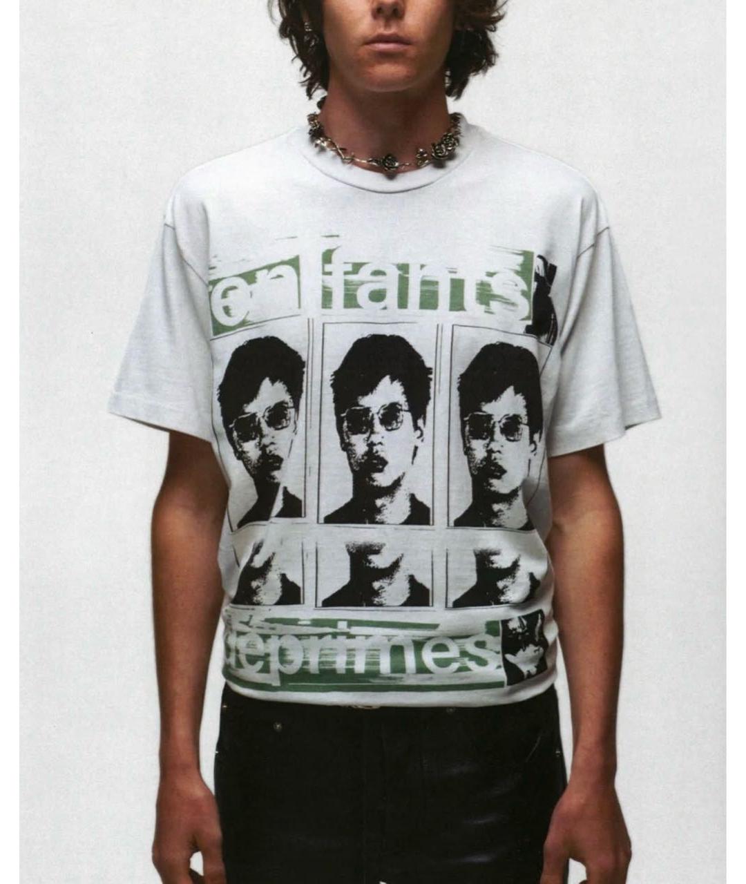 Enfants Riches Déprimés Белая хлопковая футболка, фото 4