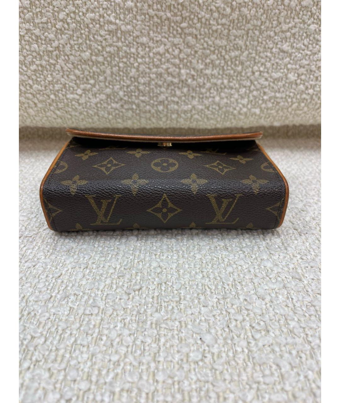 LOUIS VUITTON Коричневая поясная сумка, фото 7
