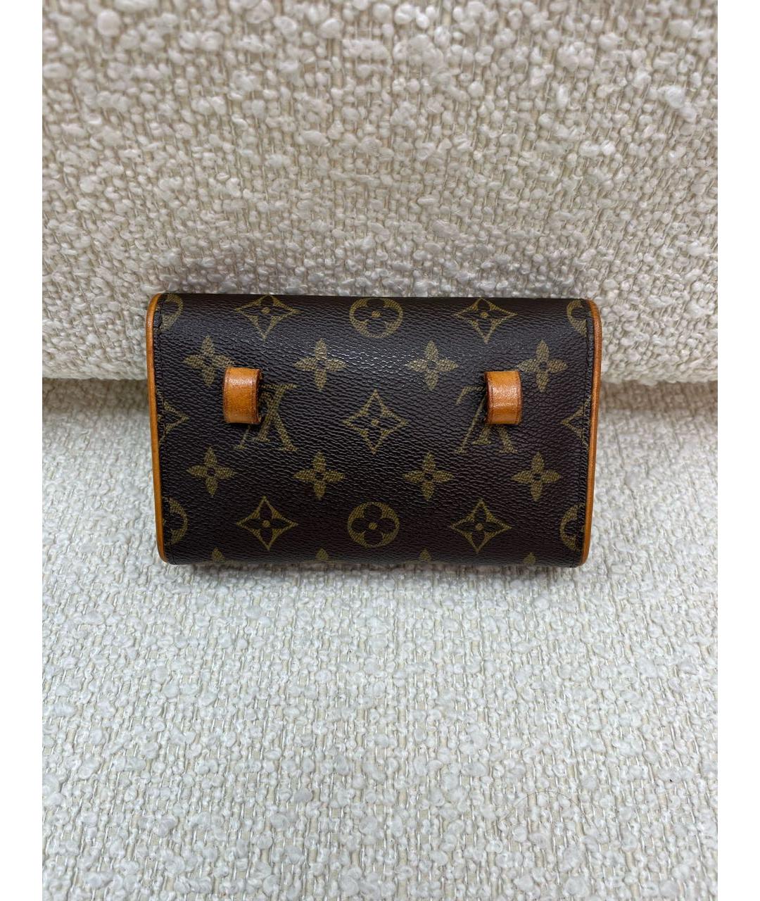 LOUIS VUITTON Коричневая поясная сумка, фото 3