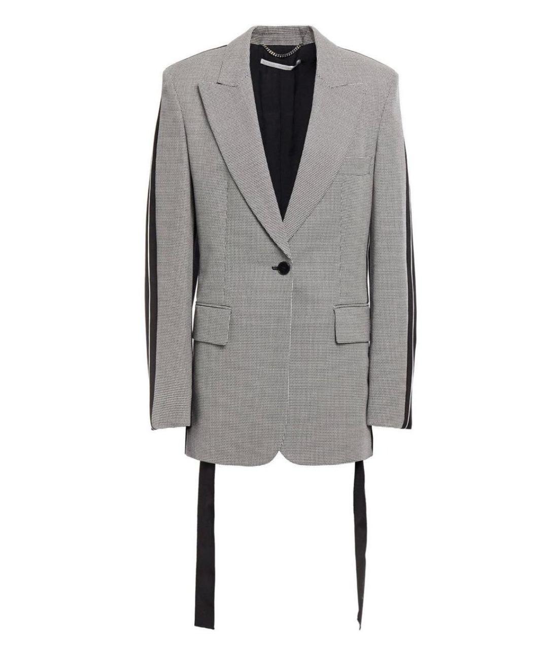 STELLA MCCARTNEY Серый шерстяной жакет/пиджак, фото 1