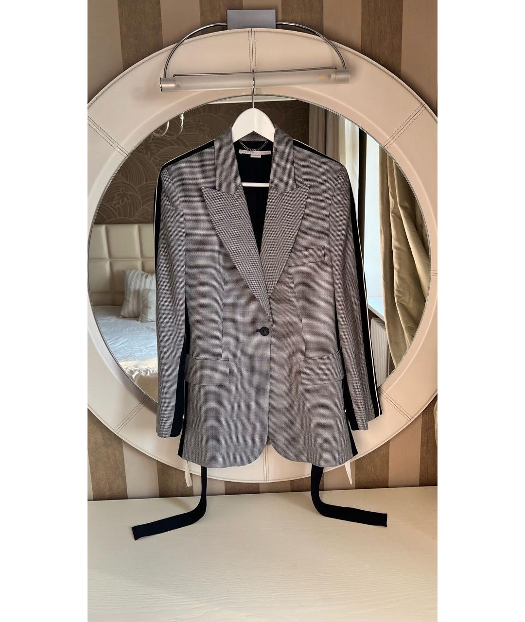 STELLA MCCARTNEY Серый шерстяной жакет/пиджак, фото 2