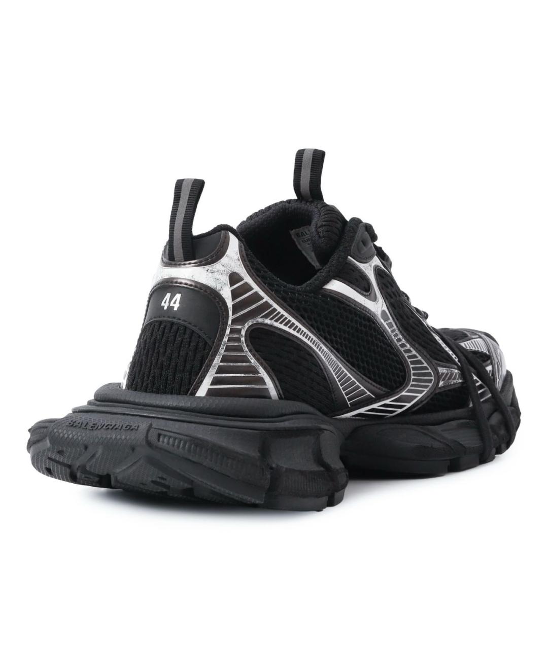 BALENCIAGA Черные текстильные низкие кроссовки / кеды, фото 7