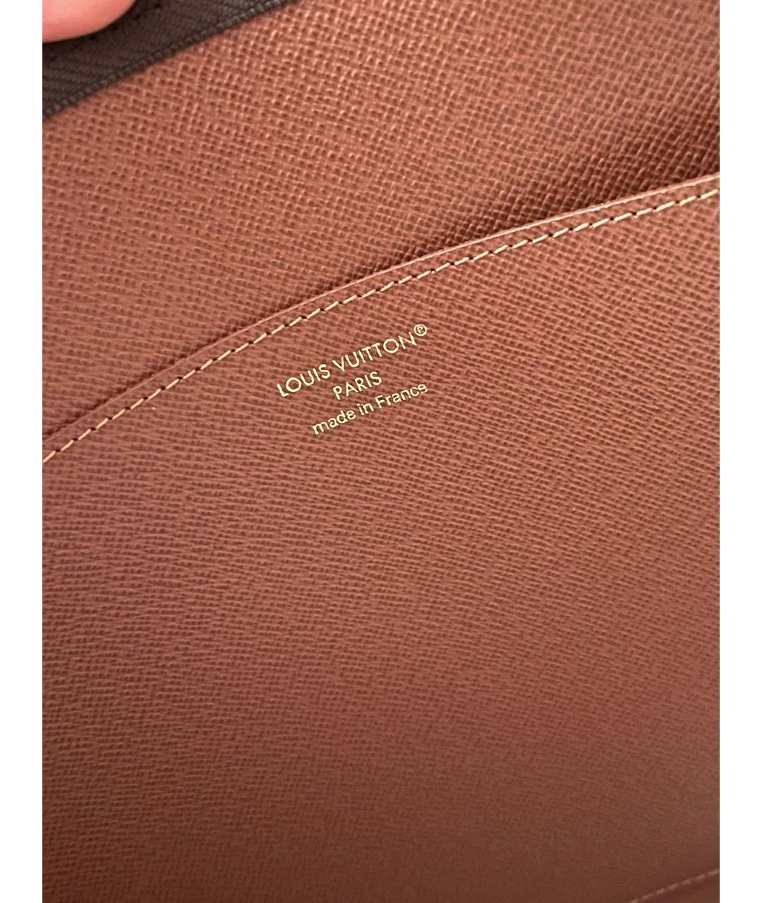 LOUIS VUITTON Коричневая папка для документов, фото 8